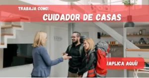 OPORTUNIDAD DE EMPLEO COMO CUIDADOR DE RESIDENCIAS