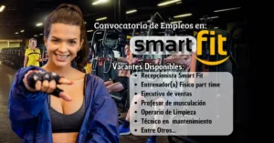 CONVOCATORIA DE EMPLEO EN SMART FIT | ¡Únete al Movimiento Fitness!