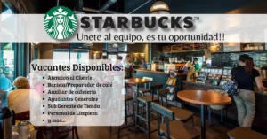 ÚNETE AL EQUIPO DE STARBUCKS | ÉSTA ES TU OPORTUNIDAD