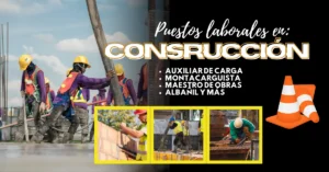 150 VACANTES DE EMPLEO PARA OBRAS DE CONTRUCCION | POSTULA AHORA
